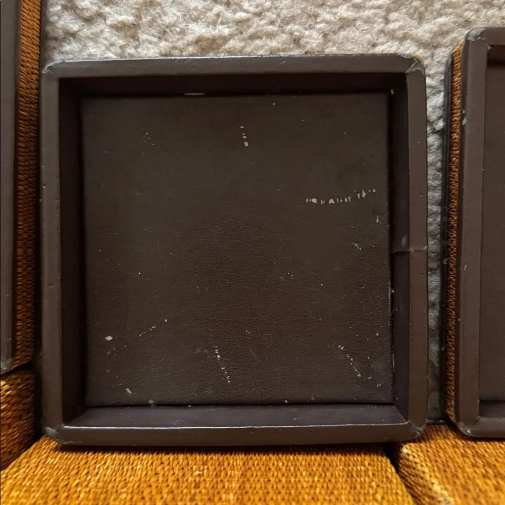 Woven Tan Storage Boxes set from Restoration hardware (tall, medium and short)